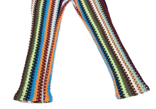 ISSEY MIYAKE HaaT Colorful Striped Knit Pants K-163112_004