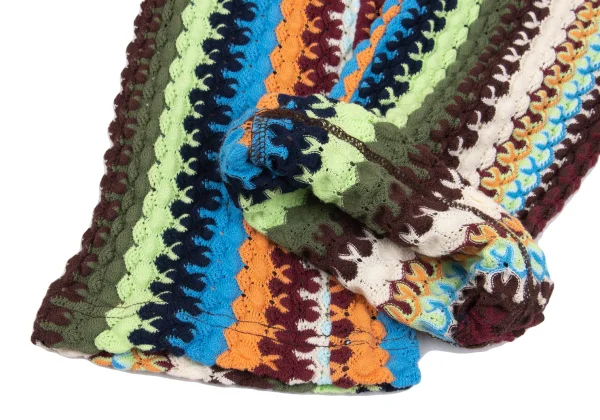 ISSEY MIYAKE HaaT Colorful Striped Knit Pants K-163112_005