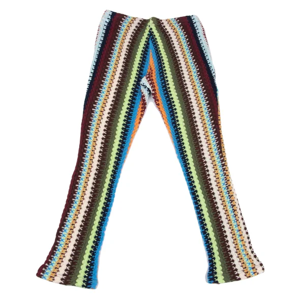 ISSEY MIYAKE HaaT Colorful Striped Knit Pants K-163112_006