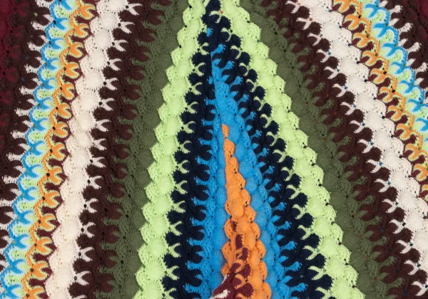 ISSEY MIYAKE HaaT Colorful Striped Knit Pants K-163112_007
