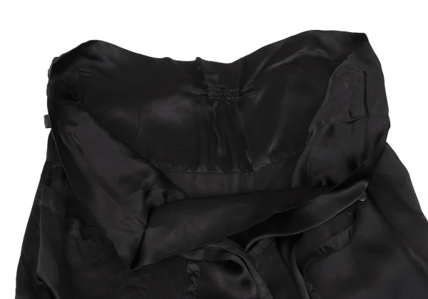 ISSEY MIYAKE me Dyed Satin Wide Cropped Pants K-163115_006