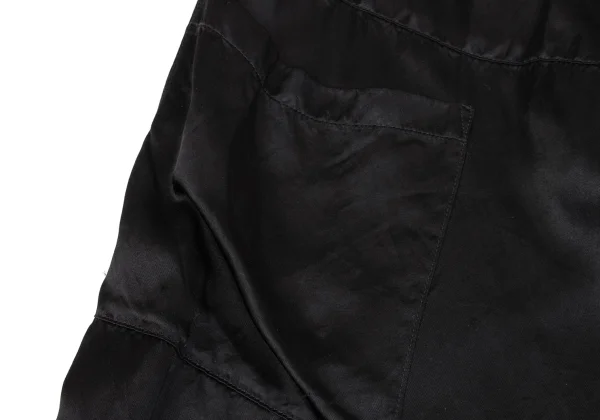ISSEY MIYAKE me Dyed Satin Wide Cropped Pants K-163115_008