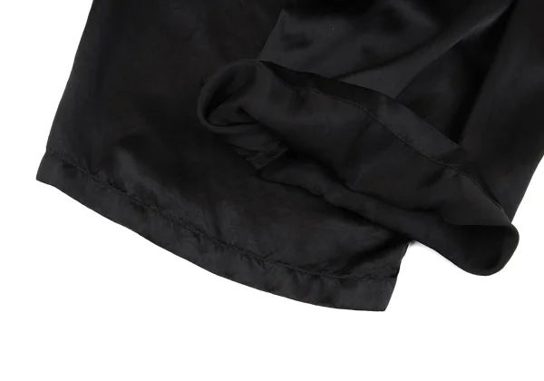 ISSEY MIYAKE me Dyed Satin Wide Cropped Pants K-163115_012