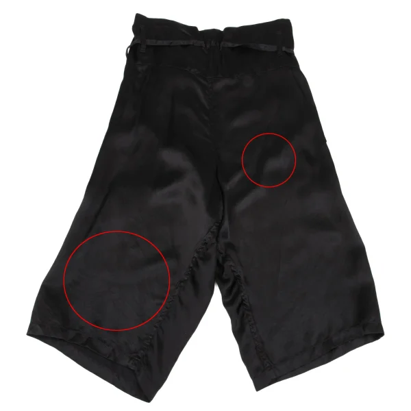 ISSEY MIYAKE me Dyed Satin Wide Cropped Pants K-163115_013