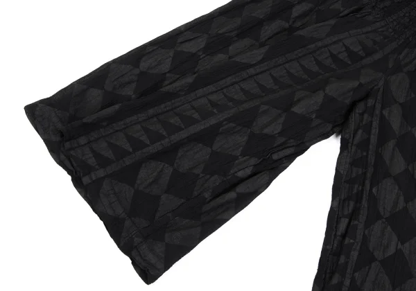 ISSEY MIYAKE me Dyed Check Half Wrap Cauliflower Pants K-163116_006