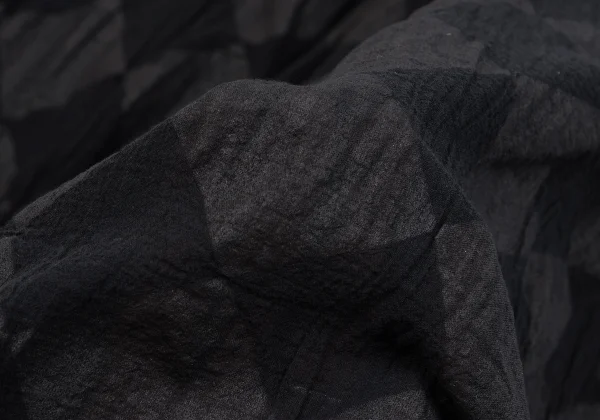 ISSEY MIYAKE me Dyed Check Half Wrap Cauliflower Pants K-163116_011