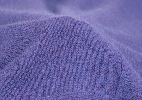 ISSEY MIYAKE me Wool Rayon V Neck Wide Knit Sweater K-163121_010