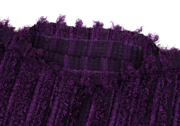 ISSEY MIYAKE me Pile Striped Sheer Boat Neck Tunic K-163122_004