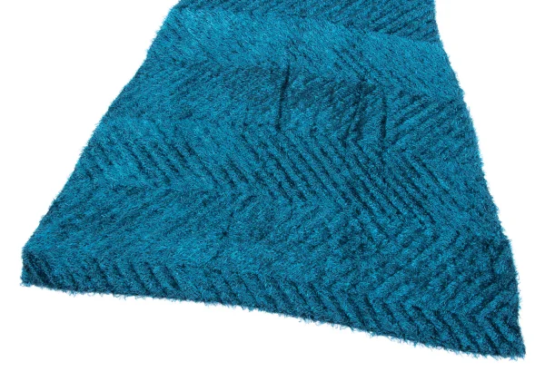 ISSEY MIYAKE me Pile Zigzag Weave V Neck Dress K-163123_005