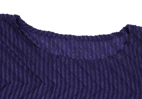 ISSEY MIYAKE me Pleated Diagonal Pleated Stripe Weave Tunic K-163124_004