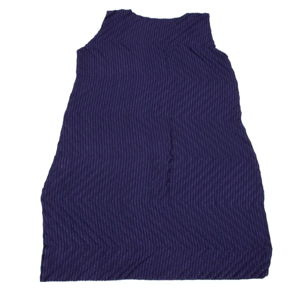 ISSEY MIYAKE me Pleated Diagonal Pleated Stripe Weave Tunic K-163124_008