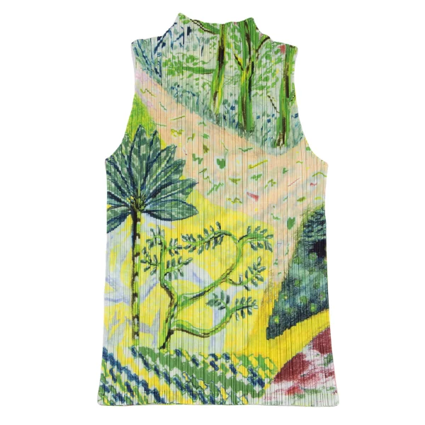 PLEATS PLEASE PROMENADE Illustration Printed Tank Top K-163127_009