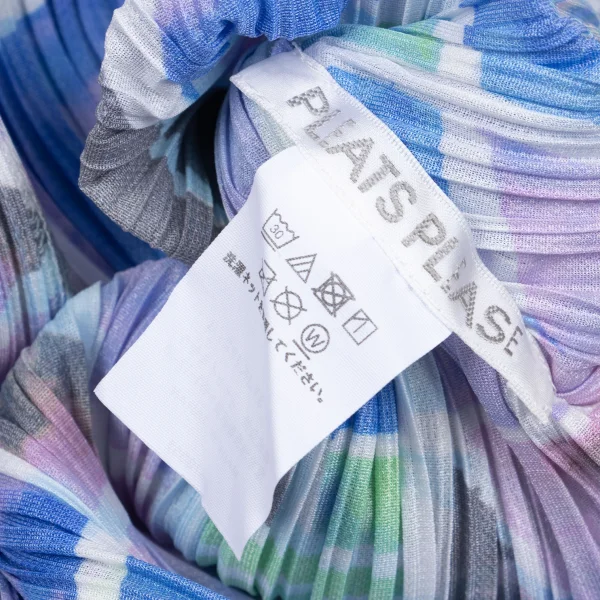 PLEATS PLEASE Bleach Graphic Printed Sleeveless Wide Top K-163128_012