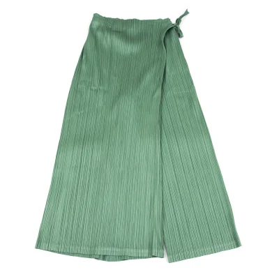 PLEATS PLEASE Half Wrap Design Wide Pants