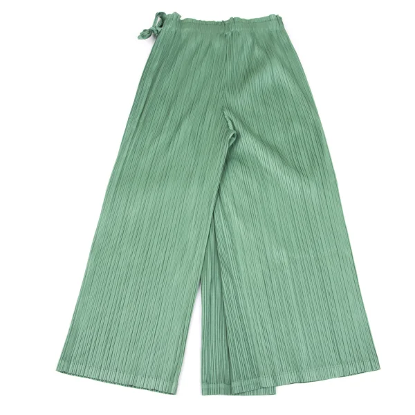 PLEATS PLEASE Half Wrap Design Wide Pants K-163131_009