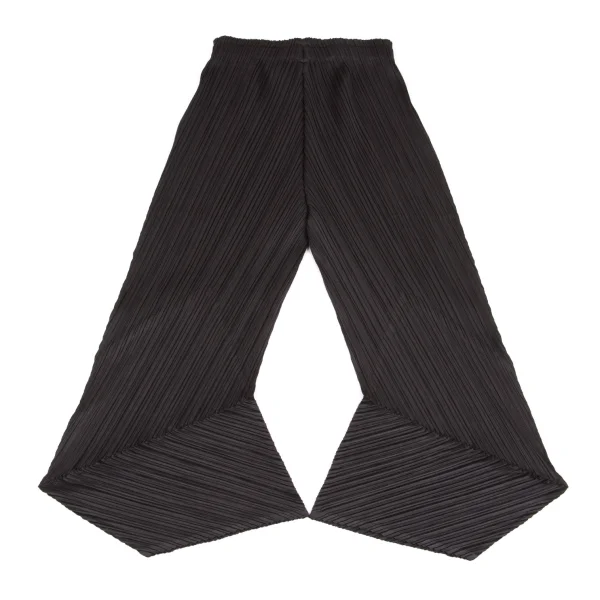 PLEATS PLEASE CHILI PEPPERS Zigzag Switching Pants Brown 3 K-163133_001