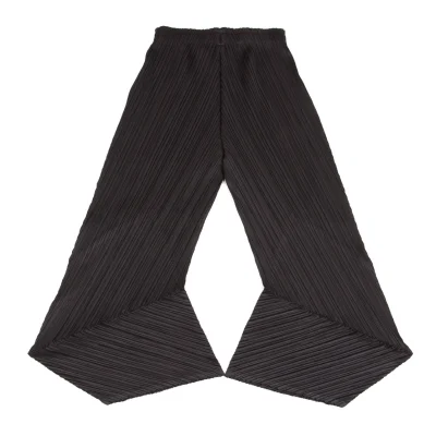 PLEATS PLEASE CHILI PEPPERS Zigzag Switching Pants
