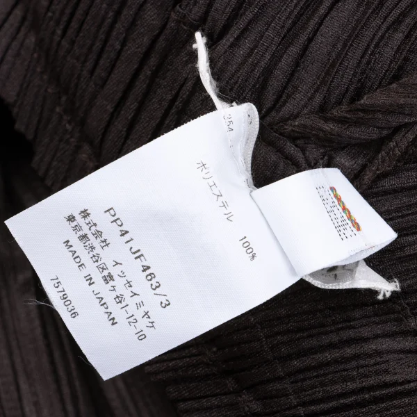 PLEATS PLEASE CHILI PEPPERS Zigzag Switching Pants K-163133_010