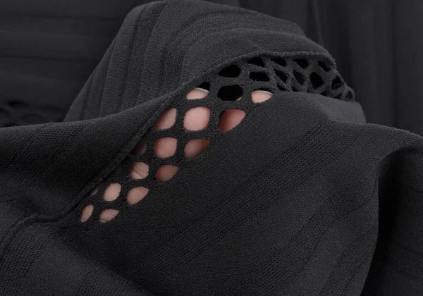 PLEATS PLEASE A-POC INSIDE Side Mesh Stripe Weave Leggings K-163136_008
