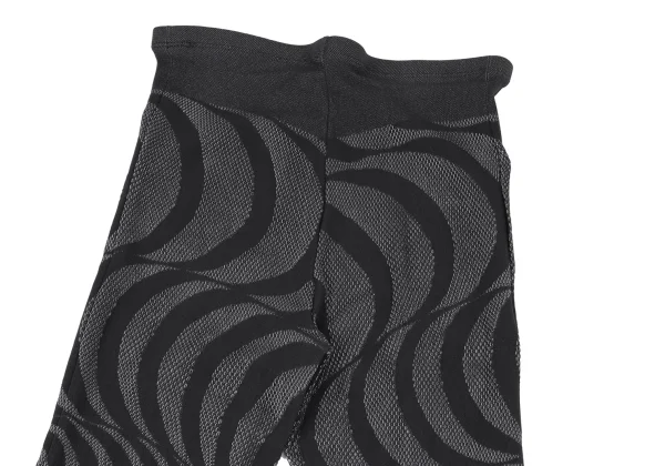 PLEATS PLEASE A-POC INSIDE Graphic Mesh Weave Leggings K-163137_002