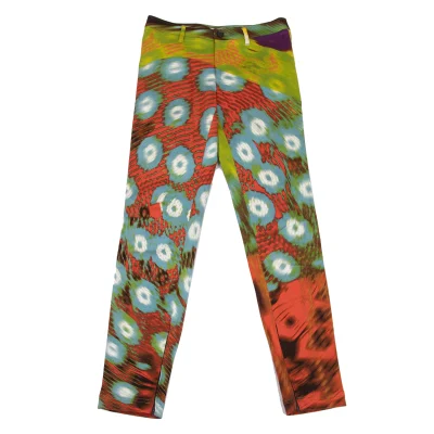 ISSEY MIYAKE Blurred Graphic Print Slim Pants