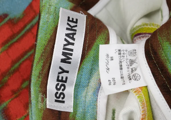 ISSEY MIYAKE Blurred Graphic Print Slim Pants K-163139_013