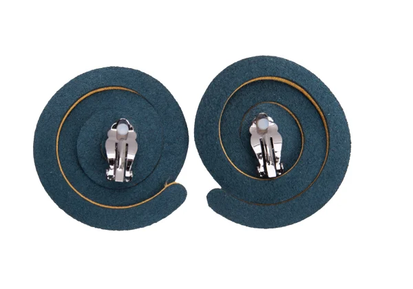 PLEATS PLEASE GURU-GURU Synthetic Leather Earrings K-163143_004