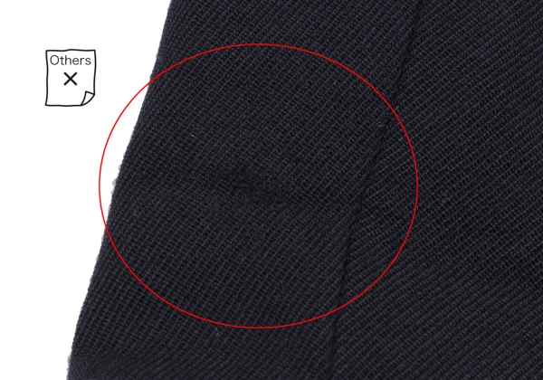 COMME des GARCONS HOMME PLUS Wool Gaba Wide Pants K-163144_009