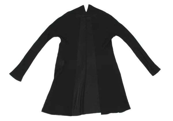 Yohji Yamamoto FEMME Silk Dolman Buttonless Long Jacket K-163146_012