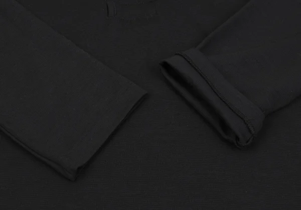 Yohji Yamamoto POUR HOMME Wool Rayon Henley Neck Long Dress K-163147_008