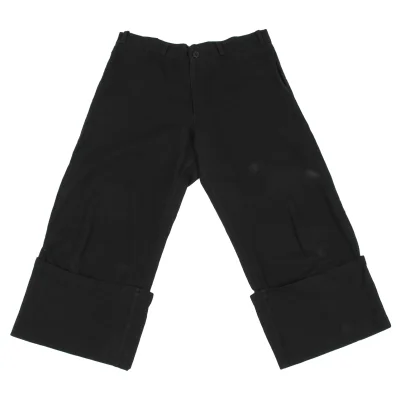 Y's Cotton Double Cropped Wide Pants