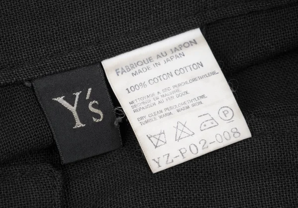 Y's Cotton Double Cropped Wide Pants K-163148_014
