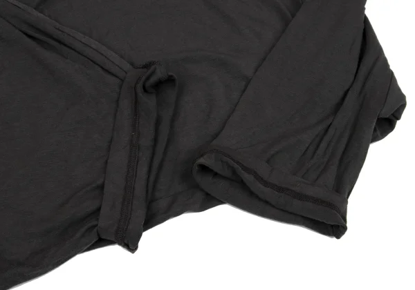 Y's Rayon Silk Stretch Asymmetry Dropped Crotch Pants K-163149_008