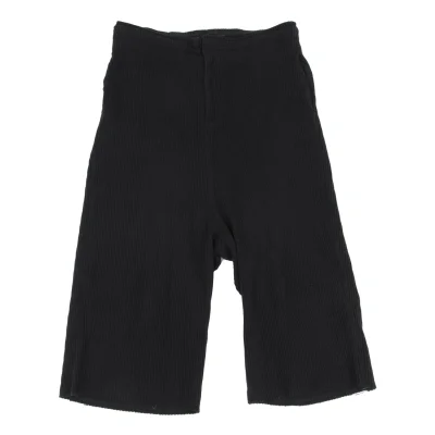 Y's Cotton Stretch Rib Dropped Crotch Pants