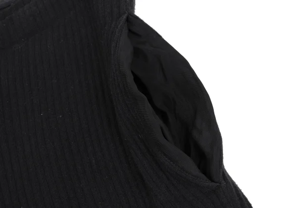 Y's Cotton Stretch Rib Dropped Crotch Pants K-163150_003