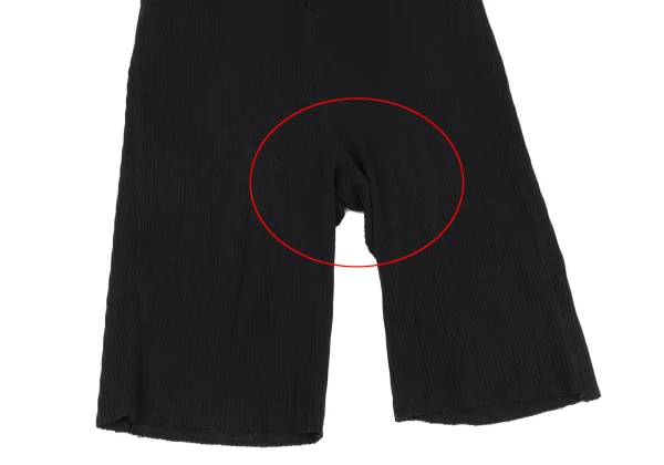 Y's Cotton Stretch Rib Dropped Crotch Pants K-163150_006