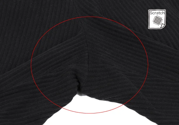 Y's Cotton Stretch Rib Dropped Crotch Pants K-163150_007