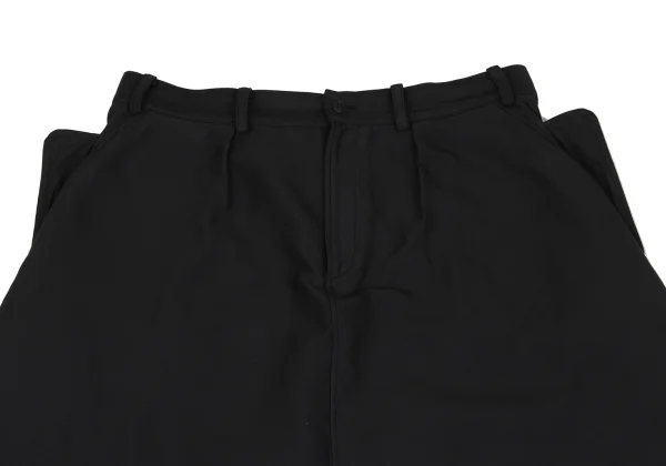 B Yohji Yamamoto Poly Flap Pocket Dropped Crotch Pants K-163153_002