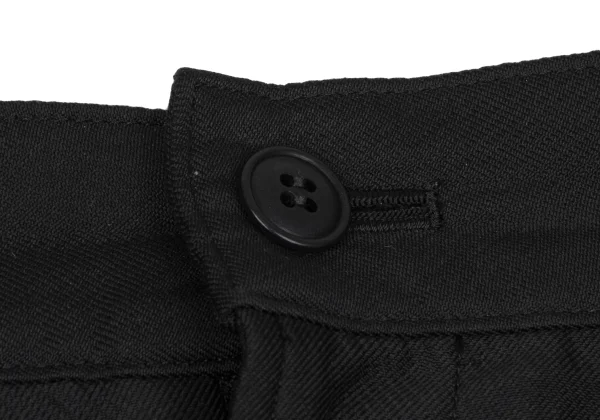B Yohji Yamamoto Poly Flap Pocket Dropped Crotch Pants K-163153_003
