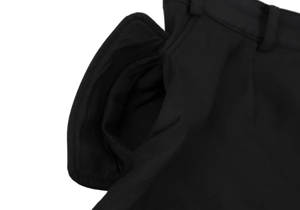B Yohji Yamamoto Poly Flap Pocket Dropped Crotch Pants K-163153_004