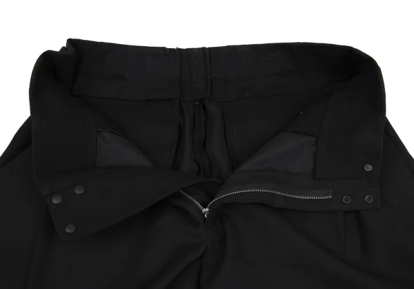 Y-3 Poly Wool Side Belted Cropped Wide Pants K-163155_006