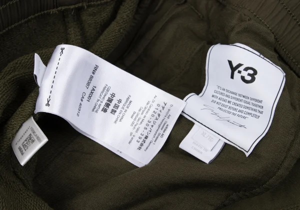 Y-3 Cotton Waist Switching Sweat Shorts K-163156_015