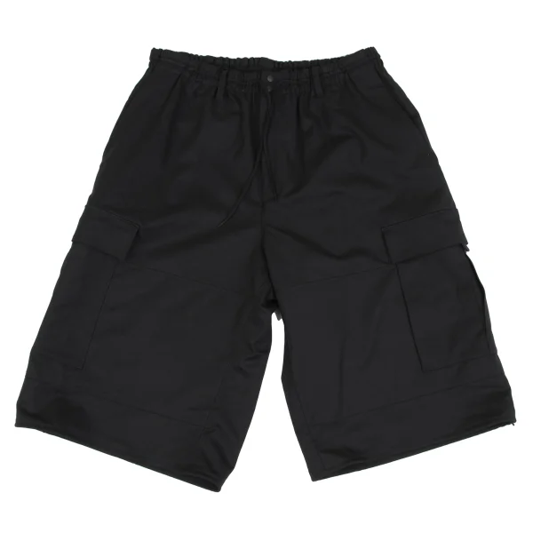 Y-3 Wool Poly Stretch Cargo Shorts Black M K-163157_001