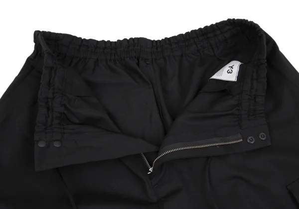 Y-3 Wool Poly Stretch Cargo Shorts K-163157_006