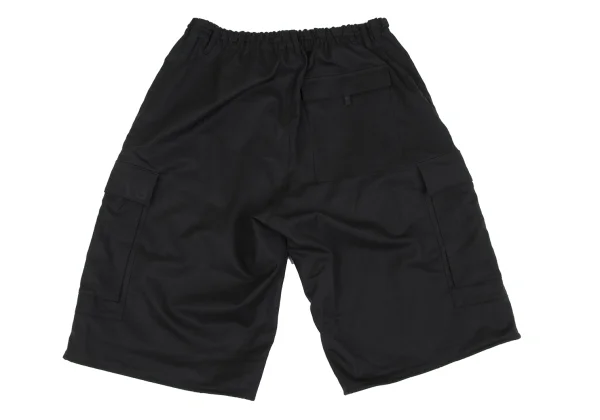 Y-3 Wool Poly Stretch Cargo Shorts K-163157_011