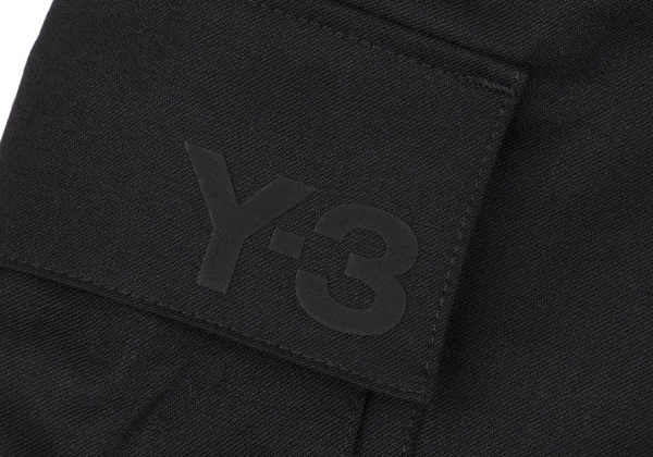 Y-3 Wool Poly Stretch Cargo Shorts K-163157_013