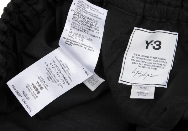Y-3 Wool Poly Stretch Cargo Shorts K-163157_015