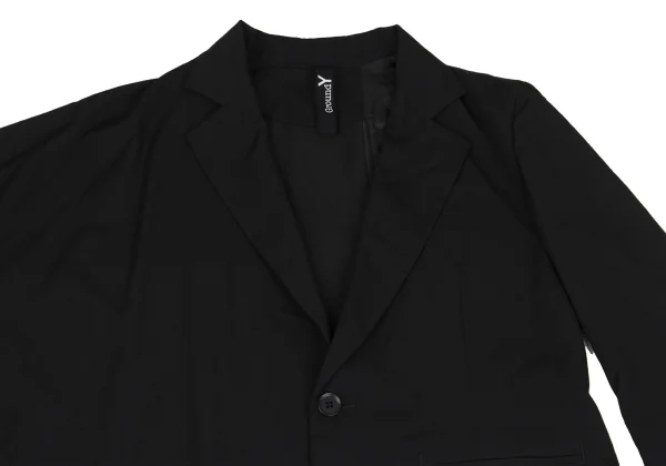 Ground Y Asymmetrical Wool Cape Jacket K-163158_002