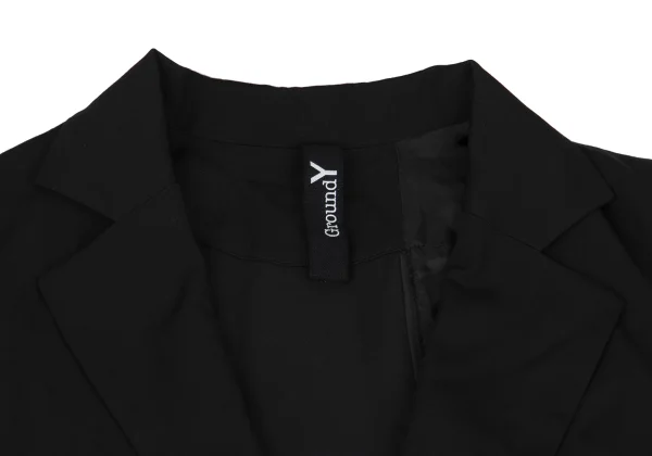 Ground Y Asymmetrical Wool Cape Jacket K-163158_003