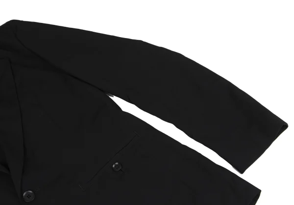 Ground Y Asymmetrical Wool Cape Jacket K-163158_005